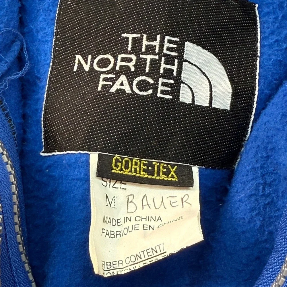 The North Face Gore-Tex Mountain Light Ski Jacket Men's Size Medium Blue Black